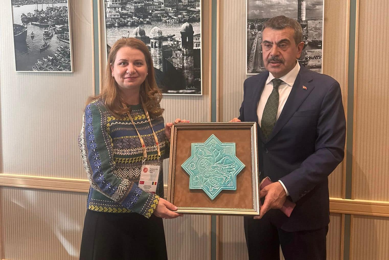 Millî Eğitim Bakanı Yusuf Tekin, Romanya Eğitim Bakanı Ligia Deca ile Ankara'da Bir Araya Geldi