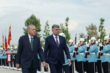 Türkiye Cumhurbaşkanı Recep Tayyip Erdoğan, Romanya Başbakanı Ciolacu ve Heyetini Ağırladı