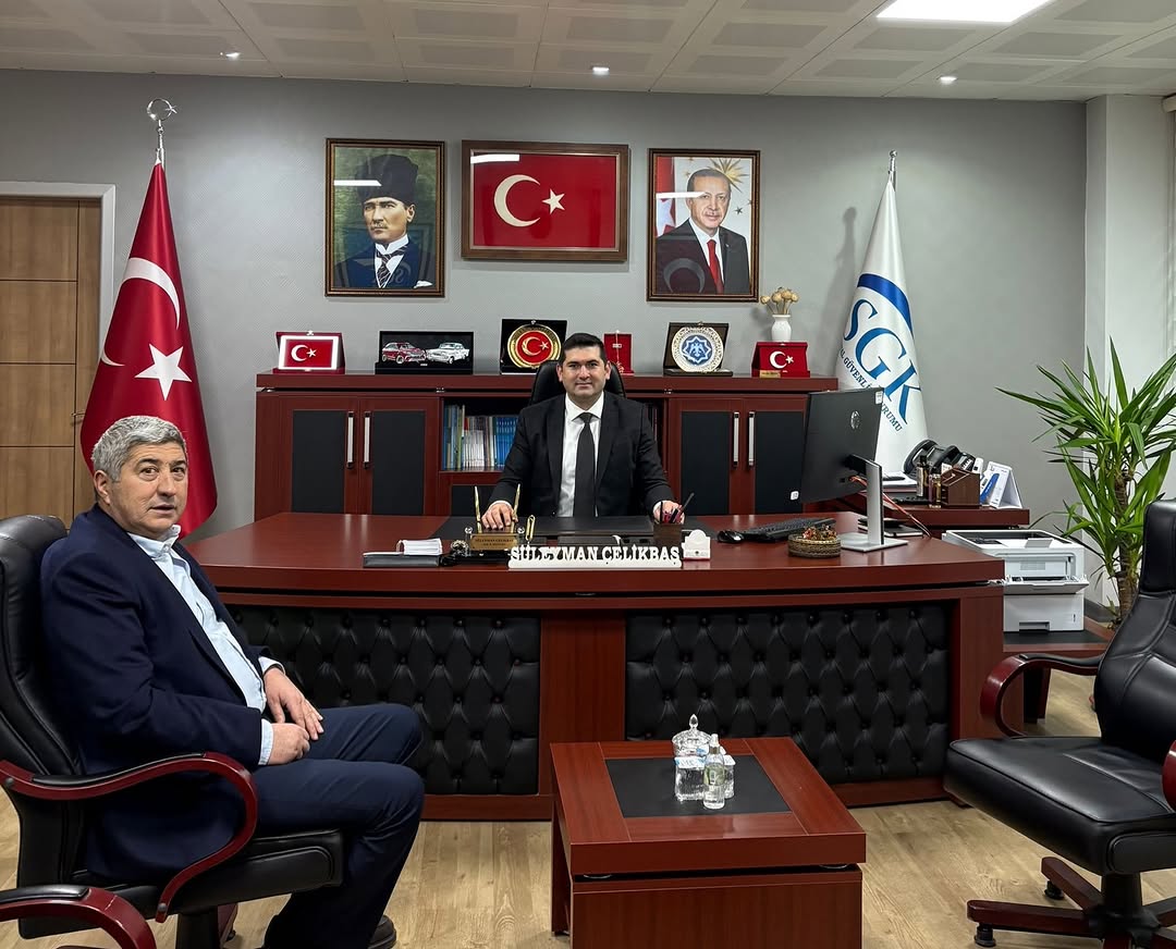 Afyonkarahisar Ticaret Borsası Başkan Yardımcısı Sayın Orhan Olgun, İl Müdürümüz Süleyman Çelikbaş’ı Ziyaret Etti