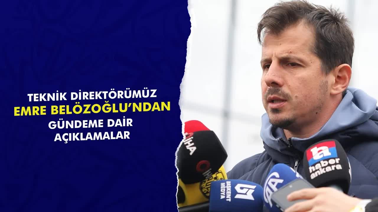 Emre Belözoğlu: Başakşehir maçına taktiksel çalışmalarla hazırız