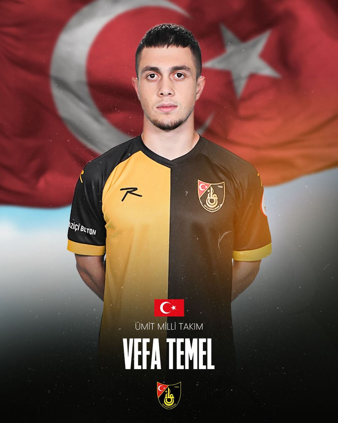 İstanbulspor'un Genç Yeteneği Vefa Temel, Ümit Milli Takım Kadrosunda