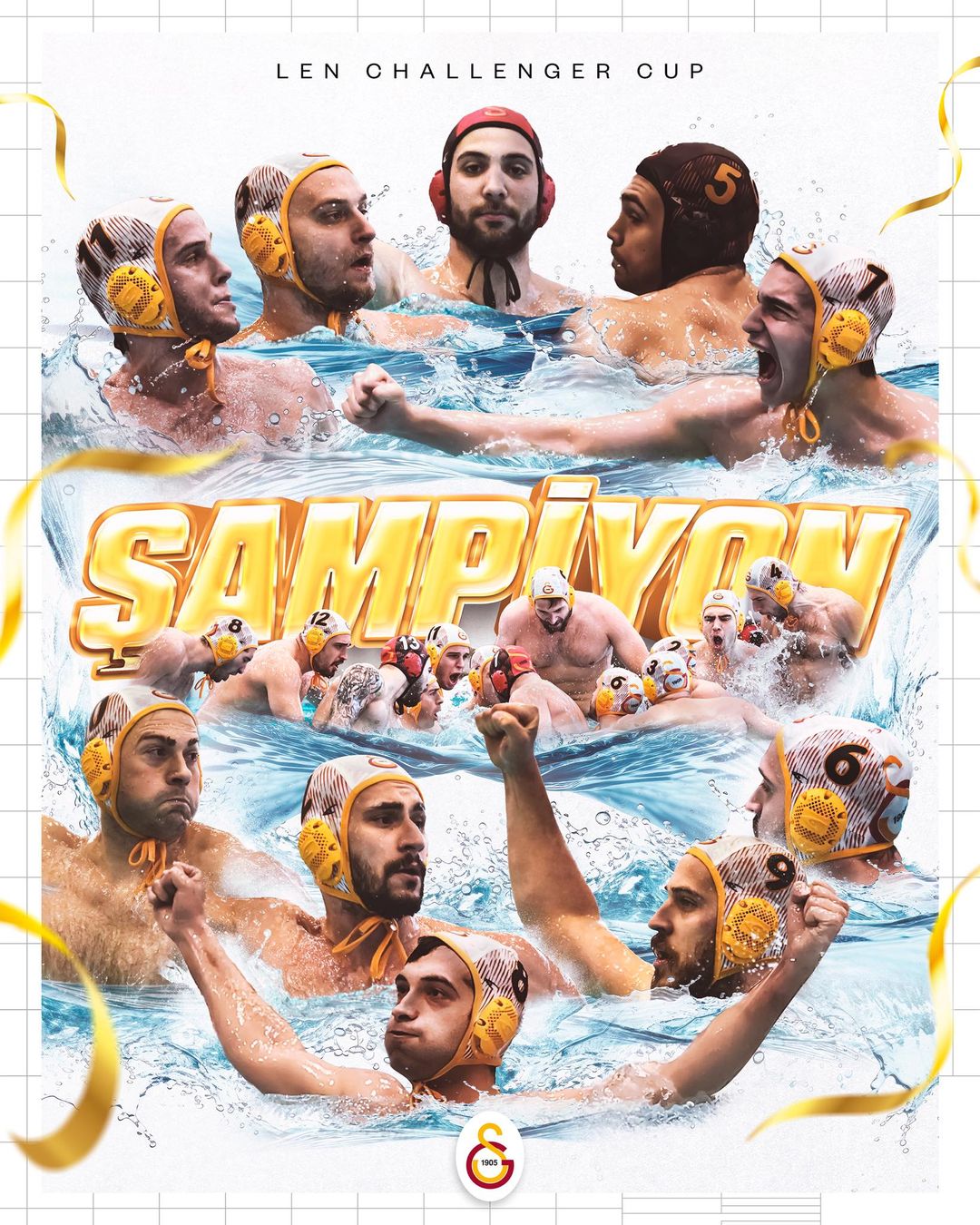 Galatasaray Sutopu Takımı, Avrupa LEN Challenger Cup'ta Zaferini İlan Etti