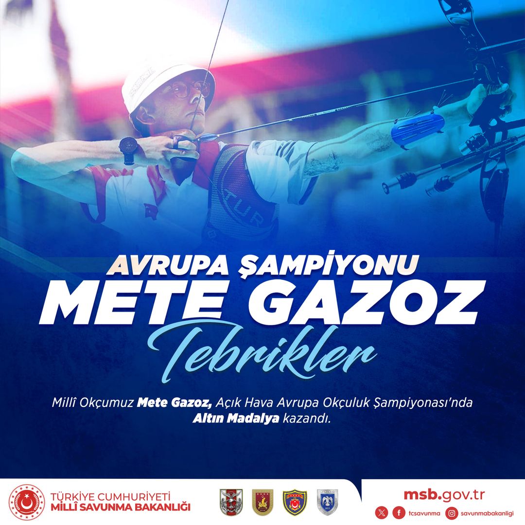 Mete Gazoz Avrupa Şampiyonu Oldu