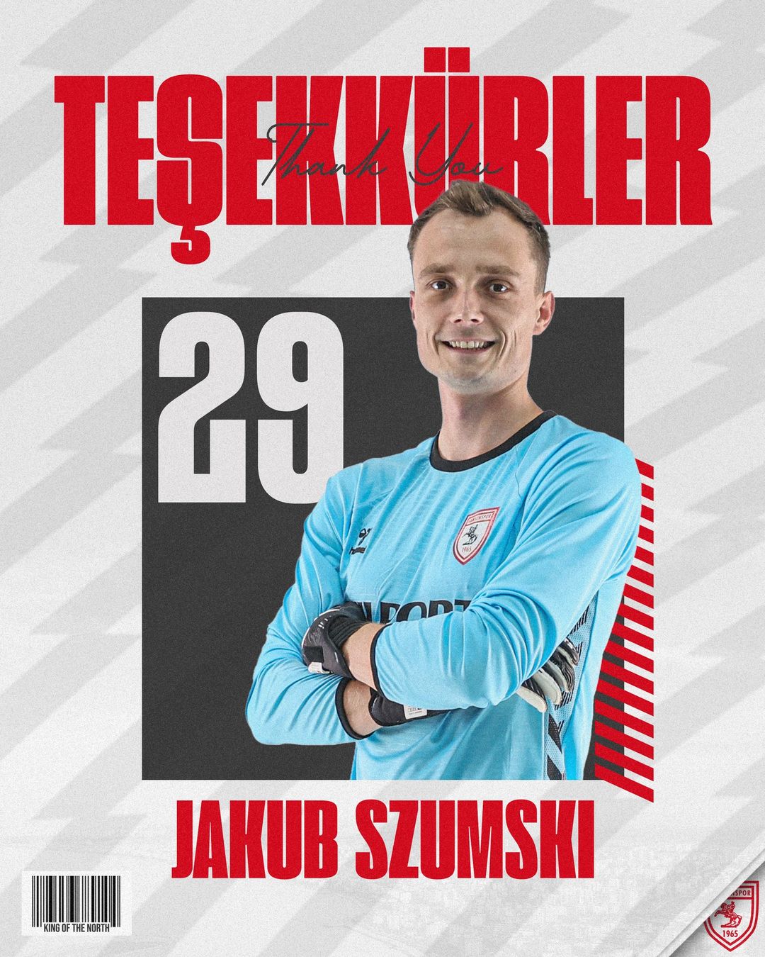 Samsunspor'da Jakub Szumski ile Yollar Ayrıldı