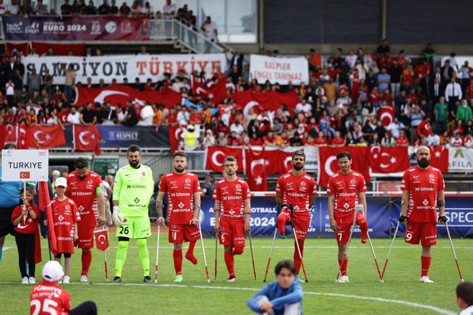 Ampute Milli Takımı Üst Üste Üçüncü Kez Avrupa Şampiyonu Oldu!