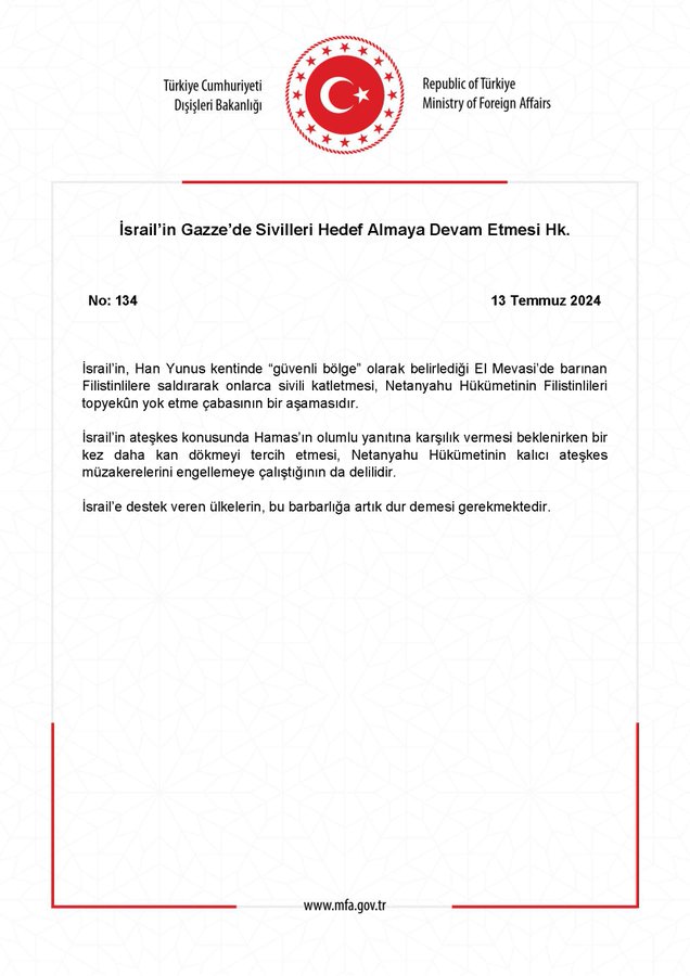 İsrail'in Gazze'de Sivilleri Hedef Alması