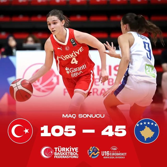 U16 Kız Milli Takımımız Galibiyetle Başladı