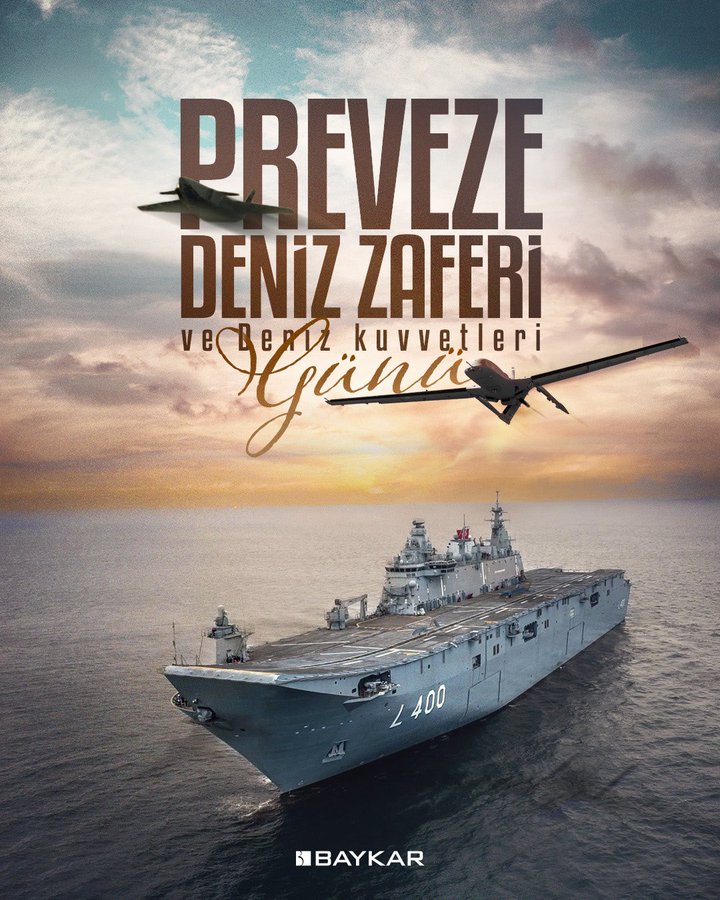 Deniz Kuvvetleri Günü ve Preveze Deniz Zaferi’nin Anması