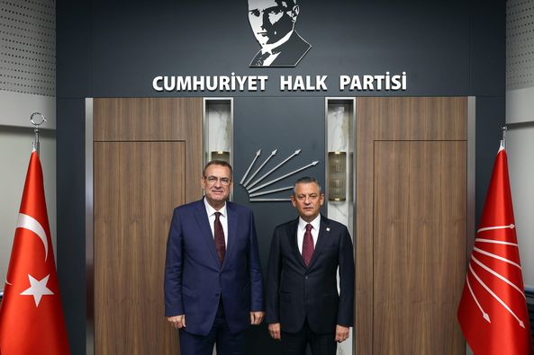 Bulgaristan Hak ve Özgürlükler Hareketi Genel Başkanı Cevdet Çakırov, CHP Genel Merkezi'ni Ziyaret Etti