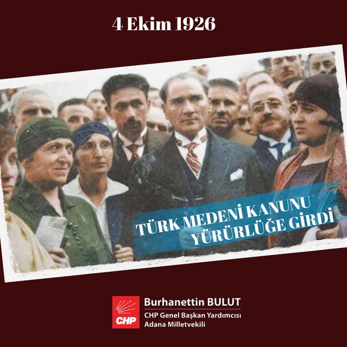 Medeni Kanun'un 98. Yılı Kutlandı
