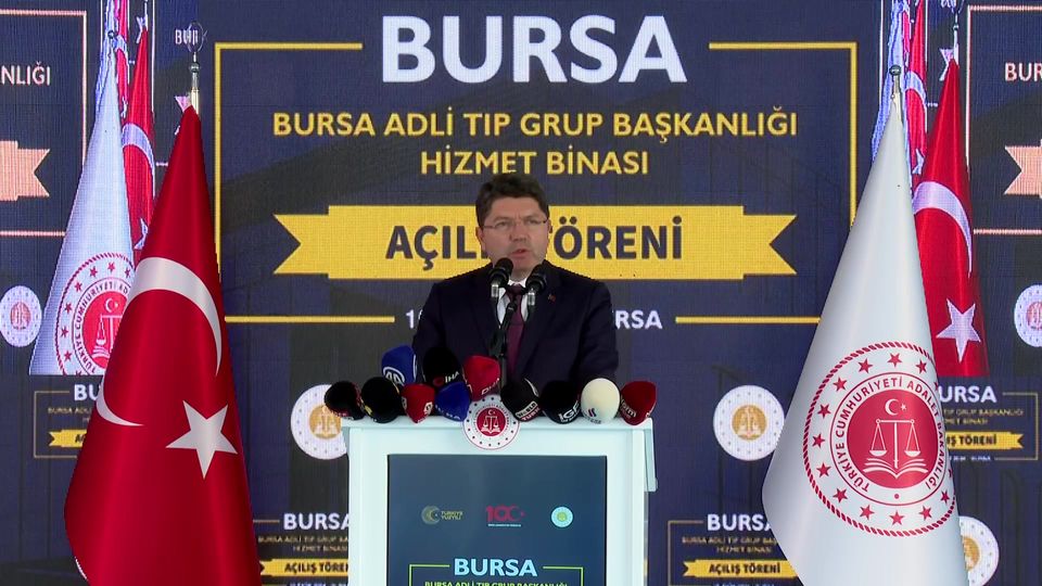 Adalet Bakanı Yılmaz Tunç, Bursa Adli Tıp Grup Başkanlığı Binası Açıldı