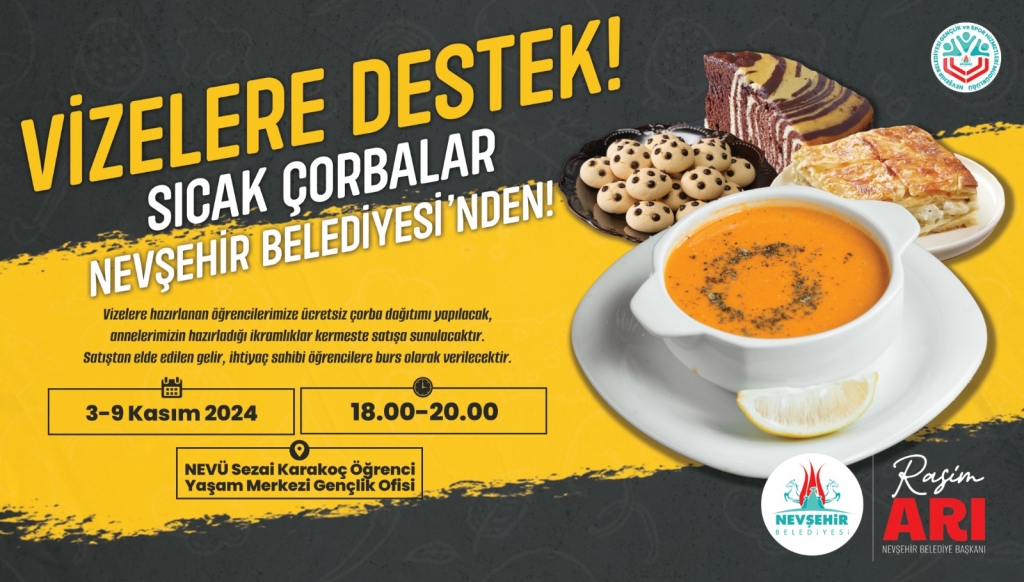 Nevşehir Belediyesi, Öğrencilere Sıcak Çorba İkramı Yapacak