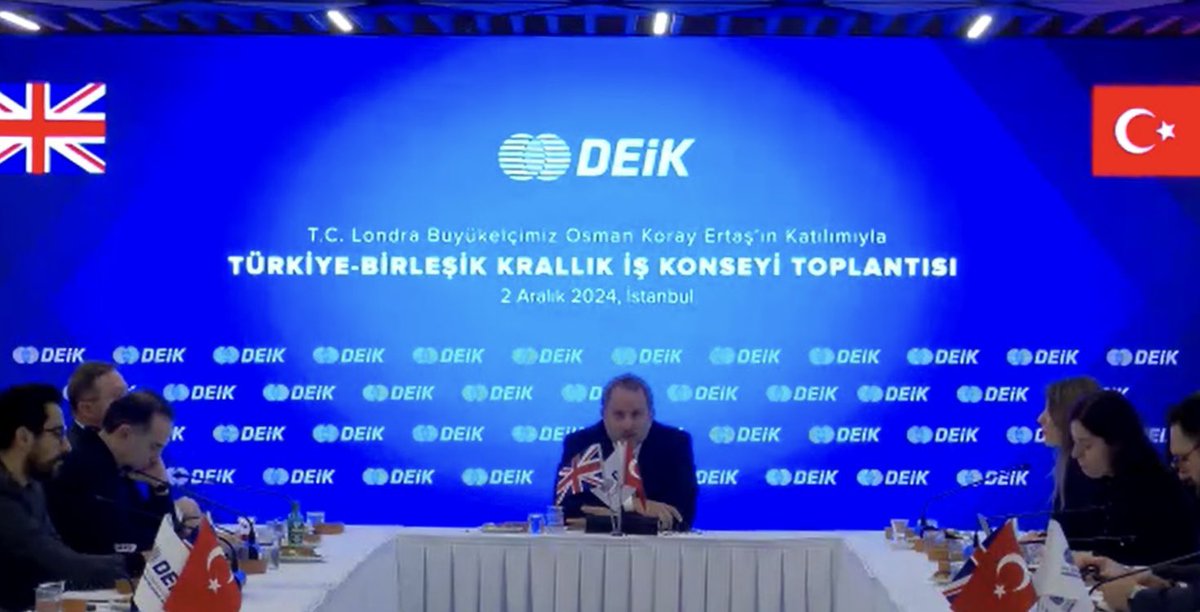Türkiye Birleşik Krallık İş Konseyi'nden İşbirliği ve Ticaret Kararları