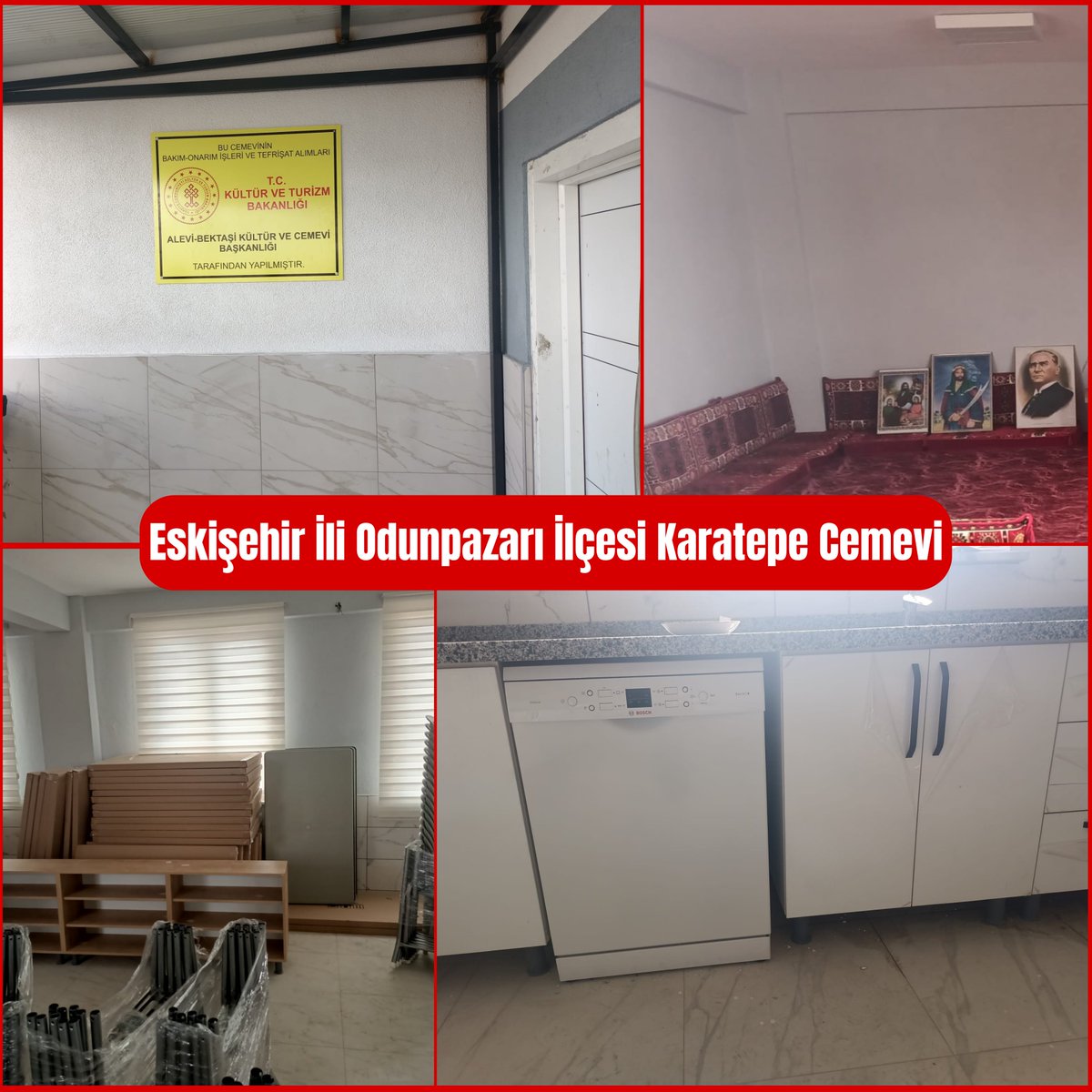 Karatepe Cemevi Onarımı Tamamlandı