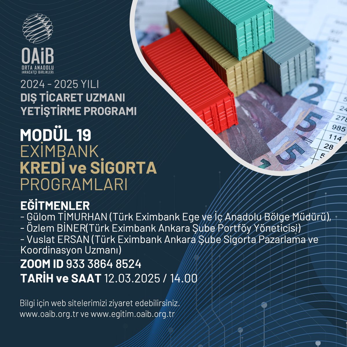 Eximbank Kredi ve Sigorta Programları Hakkında Bilgi Paylaşımı
