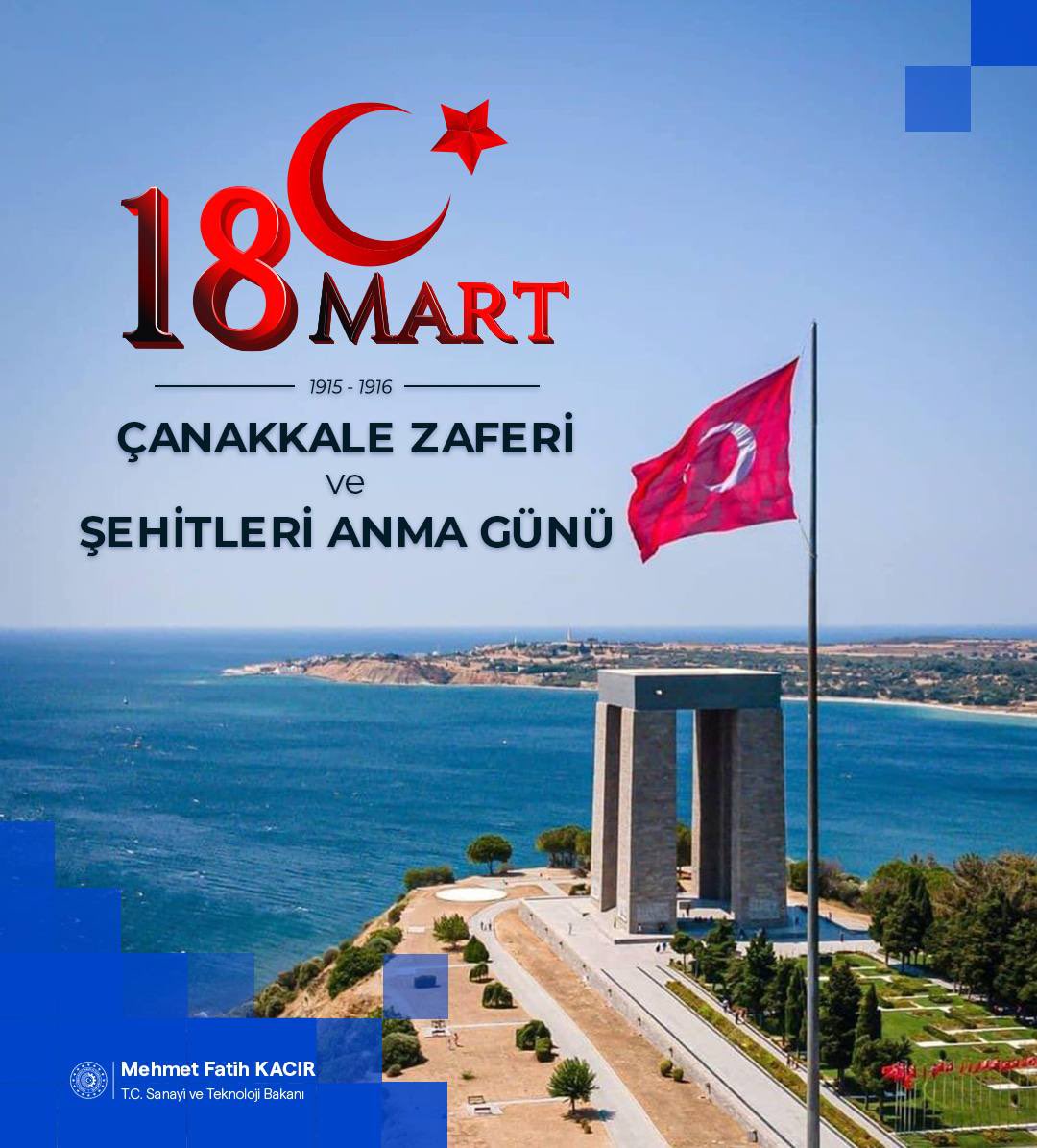 Kacır, Çanakkale Zaferi'nin 110. Yıl Dönümünde Mesaj Yayınladı