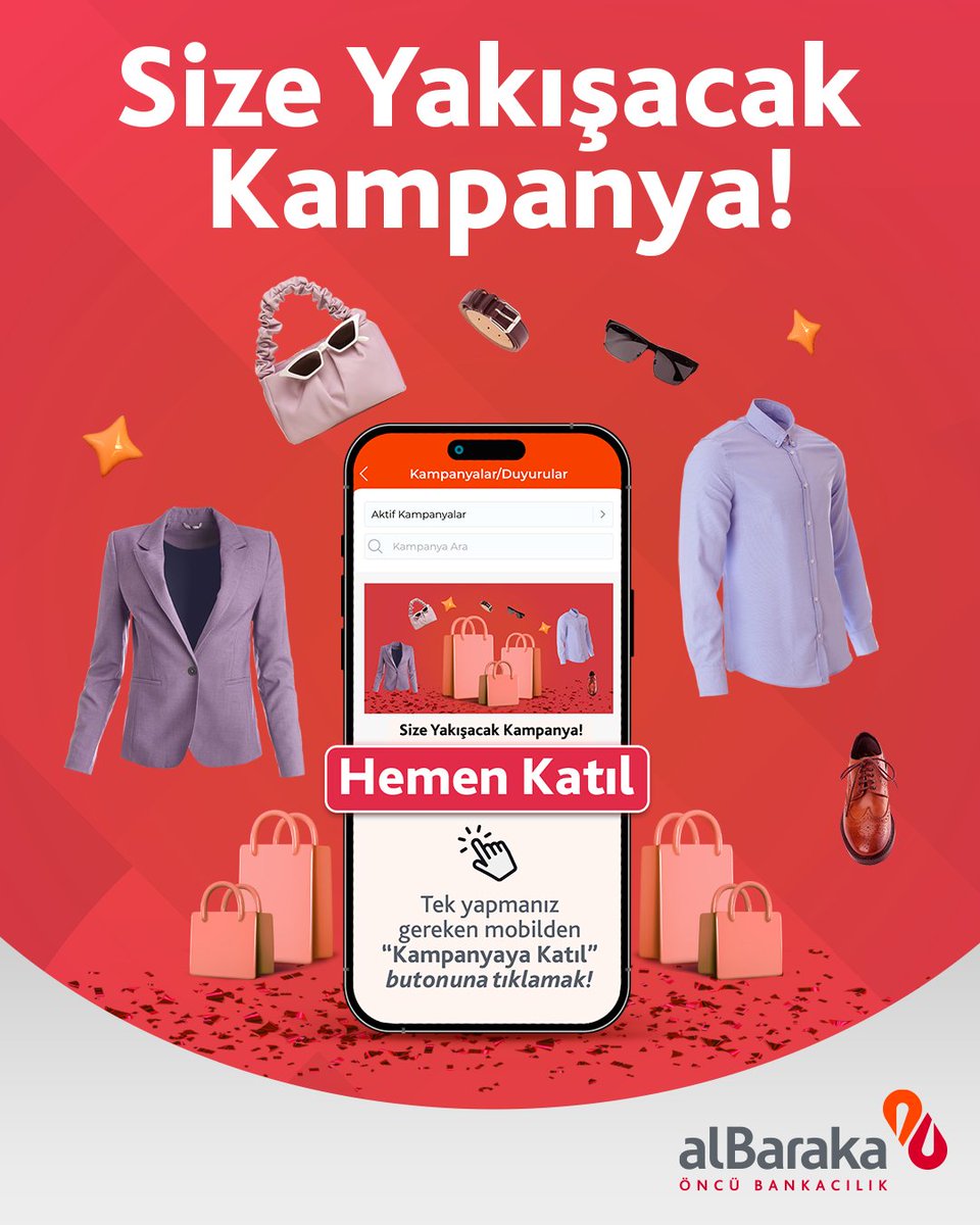 Albaraka World Kartlarla Giyim Harcamalarında Vade Farksız 6 Taksit İmkanı