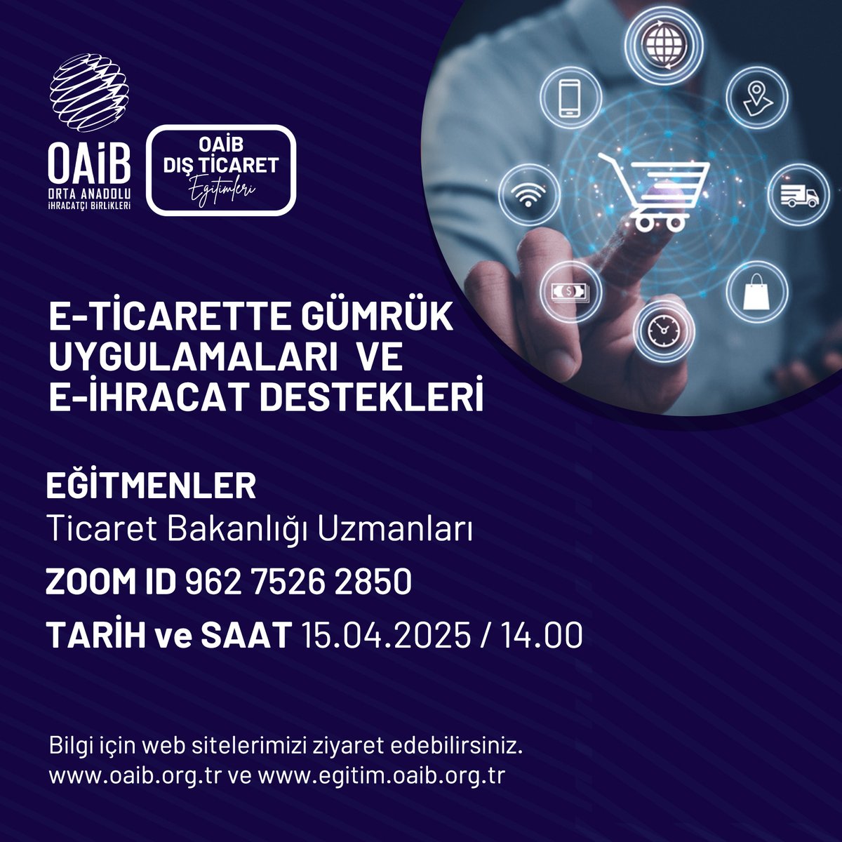 Orta Anadolu İhracatçı Birlikleri, E-İhracatı Destekleyecek Eğitim Veriyor