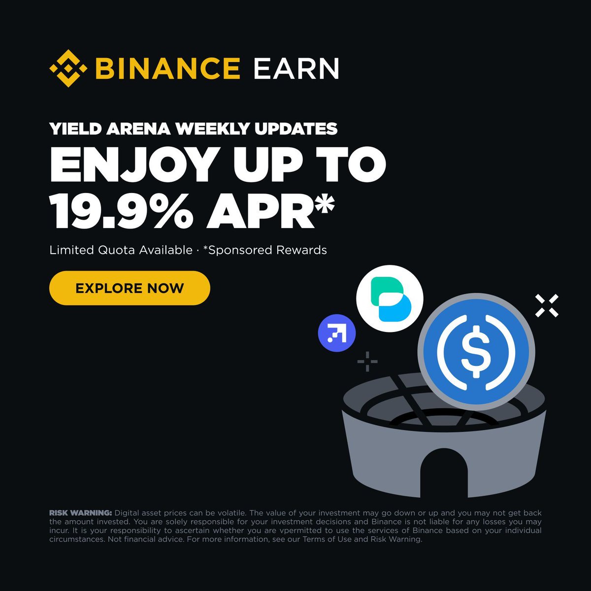 Binance’den Yüksek Getirili DeFi Platformu Binance Earn'da Yeni Kampanya