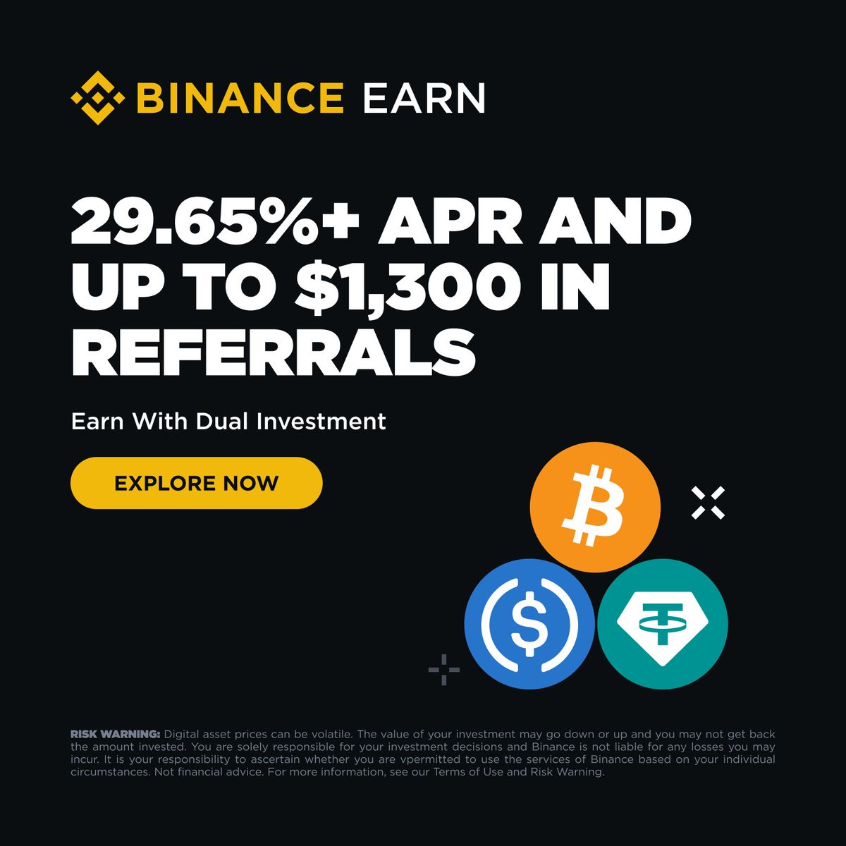 Binance, Yeni Dual Yatırım Programıyla Kripto Getirilerini Artırdı