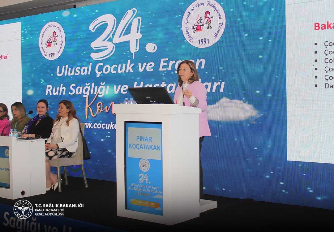 Kamu Hastaneleri Genel Müdürlüğü, Çocuk ve Ergen Ruh Sağlığı Kongresi'nde Ruh Sağlığı Faaliyetlerini ve Çocuk İzlem Merkezlerini Paylaştı