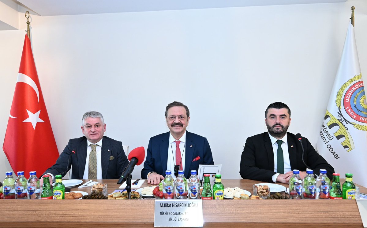 TOBB Başkanı Hisarcıklıoğlu Uzunköprü'de Eğitim Projesini Hatırlattı