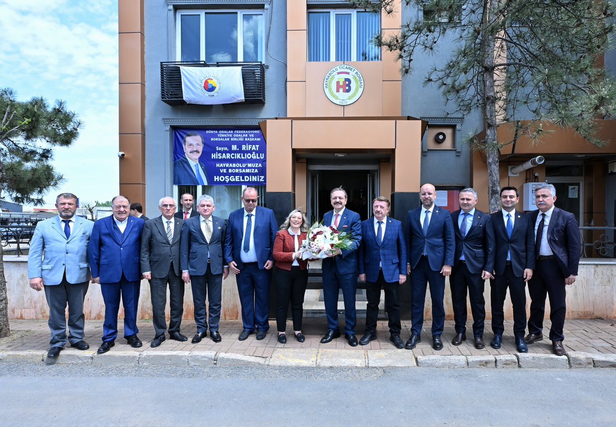 TOBB Başkanı Hisarcıklıoğlu Hayrabolu'yu Ziyaret Etti