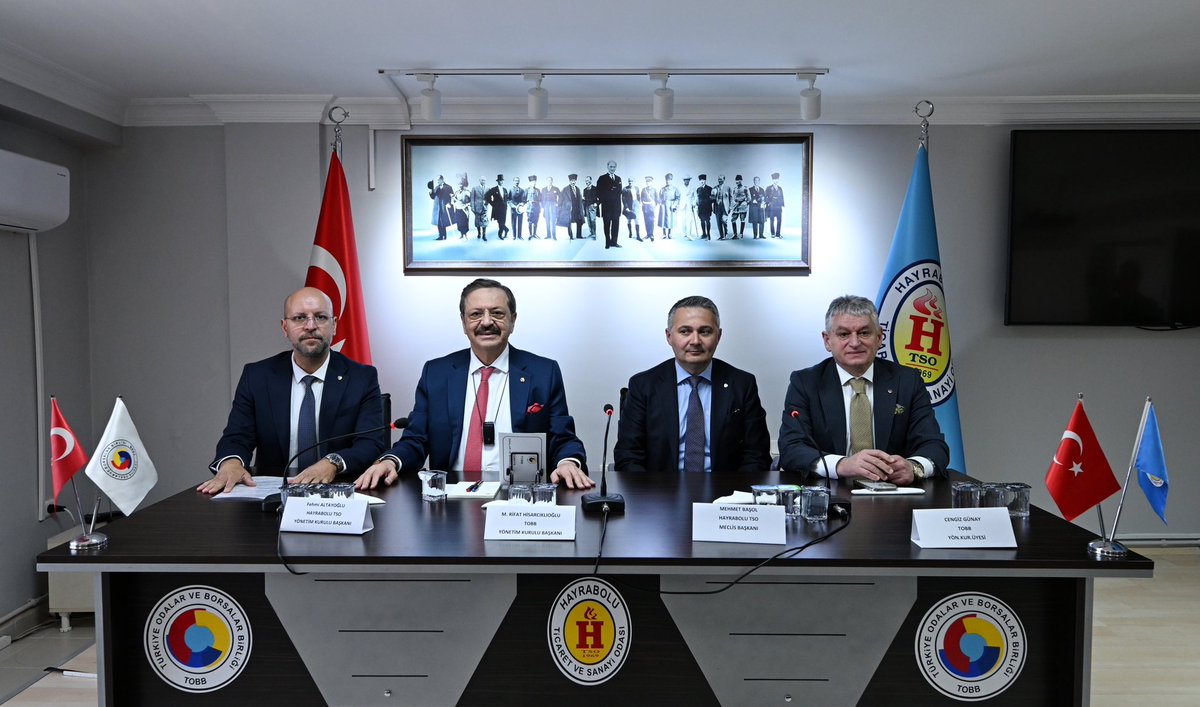TOBB Başkanı Hisarcıklıoğlu, Hayrabolu Ticaret ve Sanayi Odası'nı Ziyaret Etti
