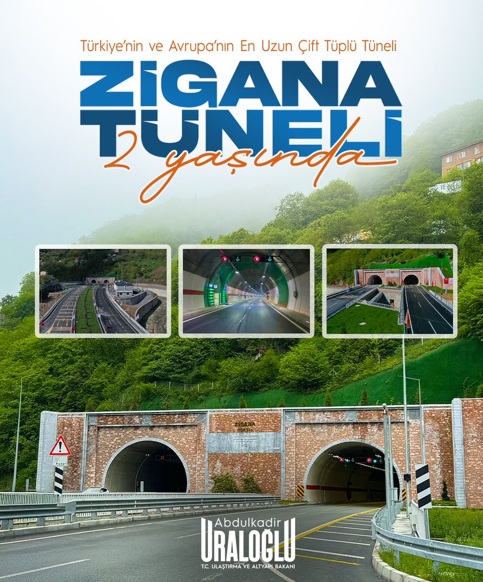 Zigana 2 Tüneli Açılışı Yapıldı: Karadeniz'in Ulaşım Altyapısı Güçlü Bir Adım Öne Çıktı