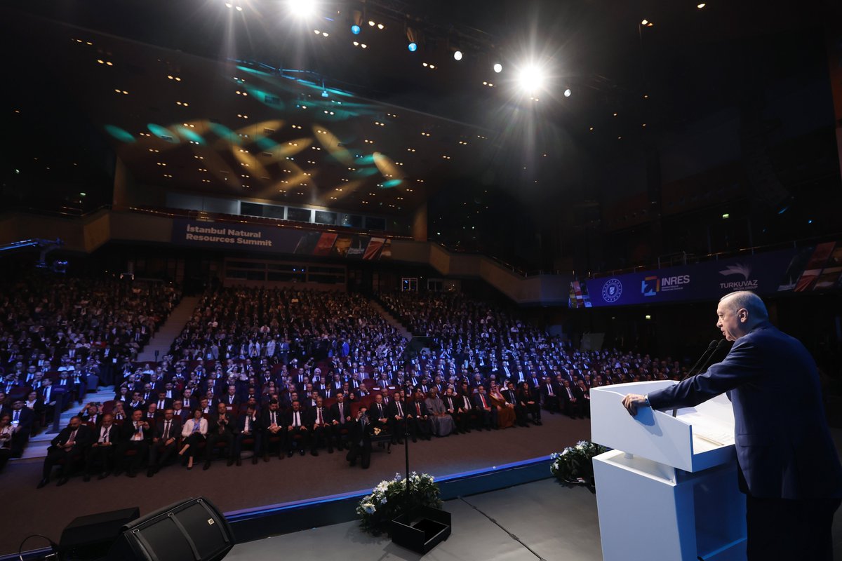 Erdoğan, İstanbul Doğal Kaynaklar Zirvesi'nde Konuştu: 