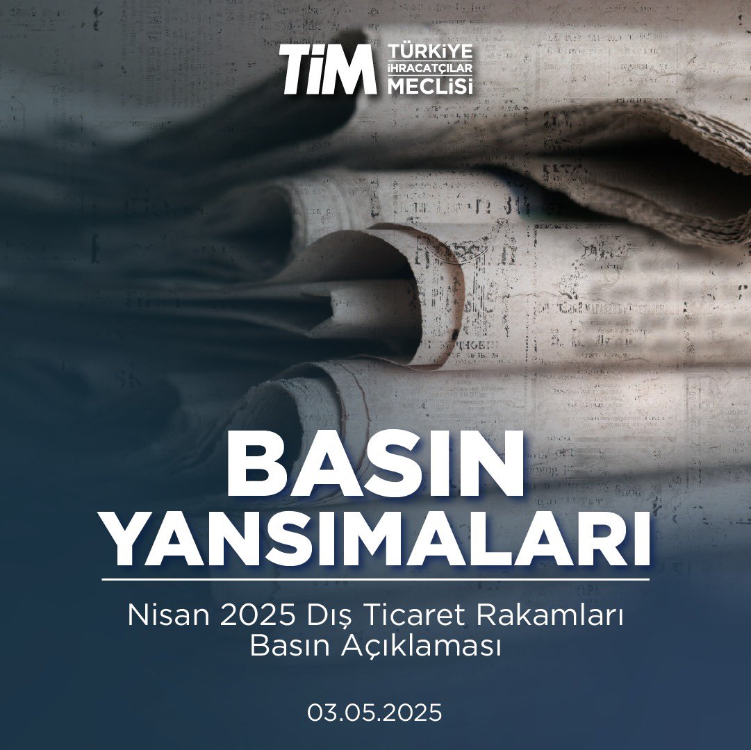 Türkiye İhracatçılar Meclisi Nisan Ayında 20.9 Milyar Dolarlık İhracat Gerçekleştirdi