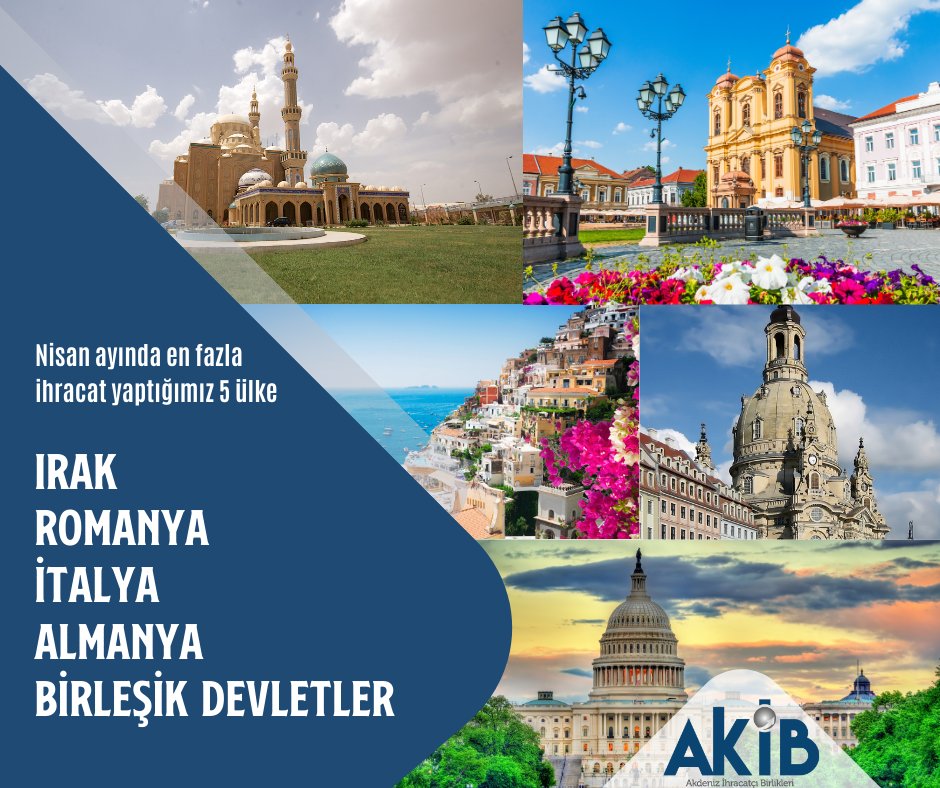 Nisan Ayında Türkiye'nin En Çok İhracat Yaptığı Ülkeler Açıklandı