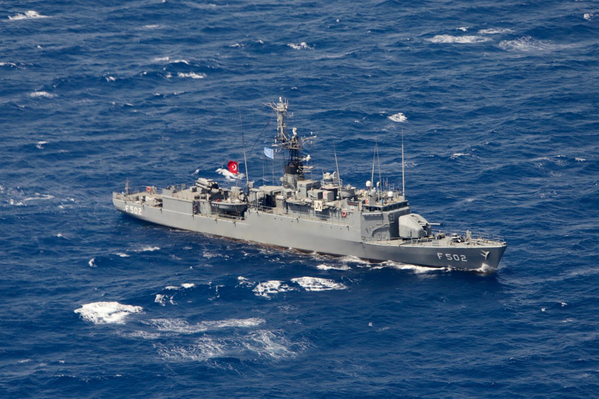 TCG Bandırma Korveti, UNIFIL Görevi Kapsamında Çok Uluslu Deniz Eğitimine Katıldı
