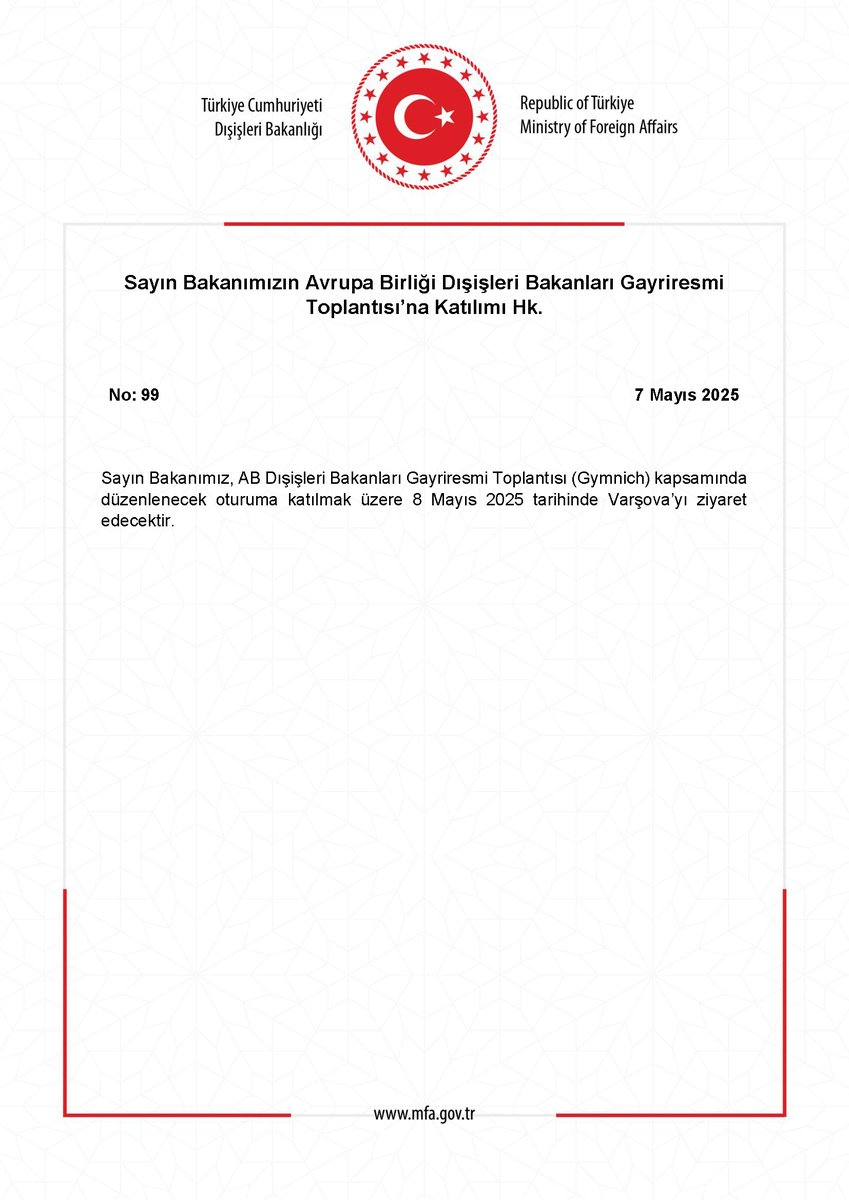 Dışişleri Bakanı Avrupa Birliği Dışişleri Bakanları Gayriresmi Toplantısına Katıldı