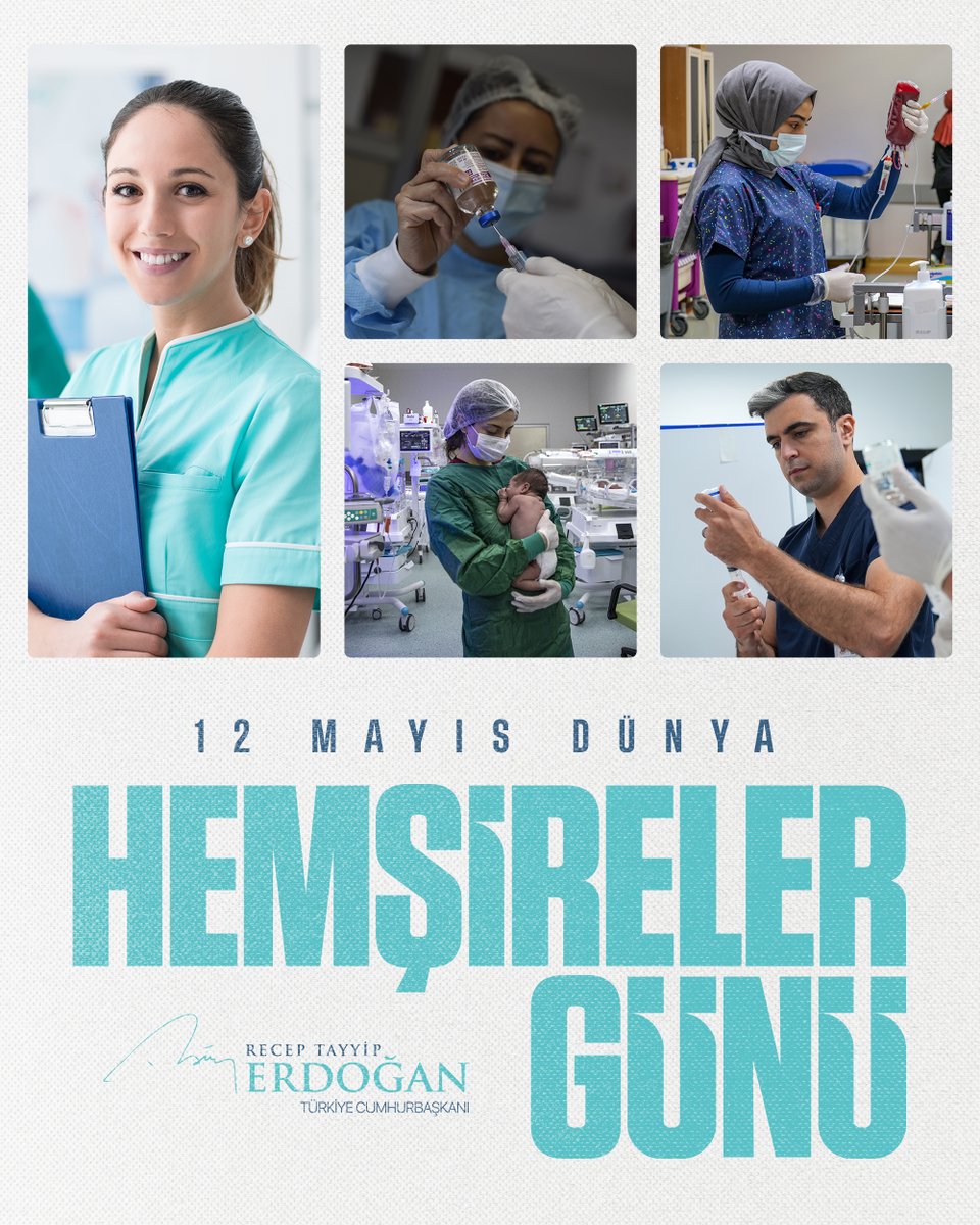Cumhurbaşkanı Erdoğan, Dünya Hemşireler Günü'nü Kutladı
