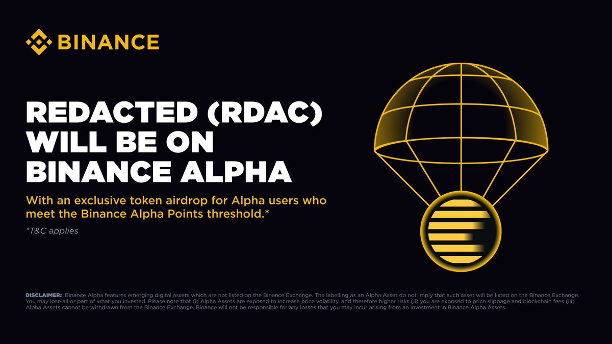 Binance Alpha'da RDAC Ticaretine Başlama Zamanı Belli Oldu