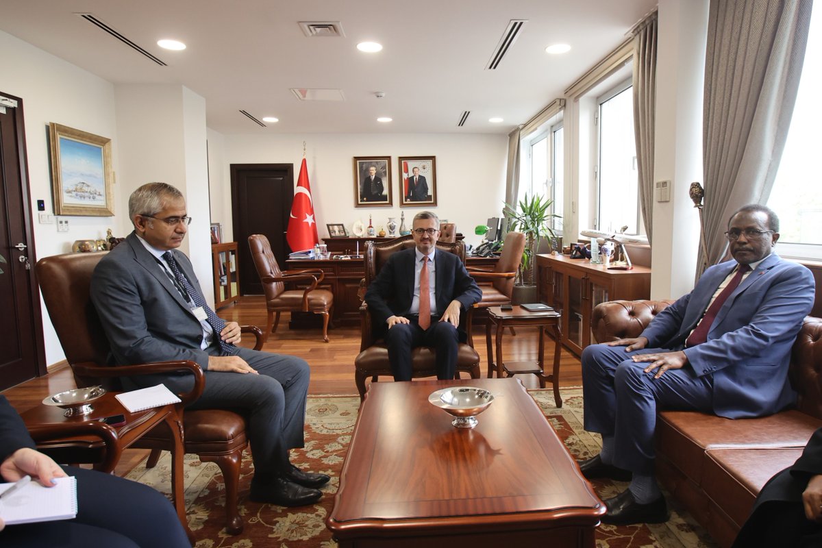 Dışişleri Bakan Yardımcısı Duran, Sudan Büyükelçisi ile Bir Araya Geldi