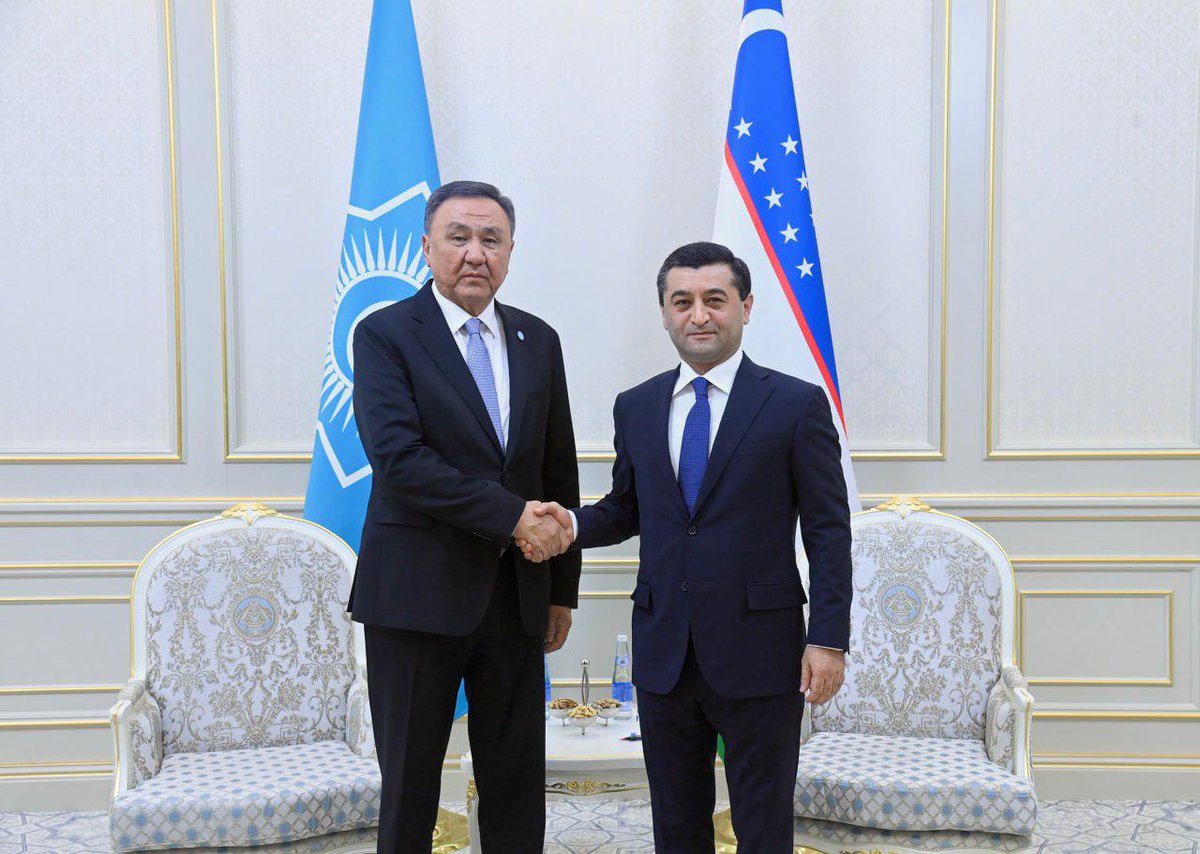 Türk Devletleri Teşkilatı Genel Sekreteri ve Özbekistan Dışişleri Bakanı Bir Araya Geldi