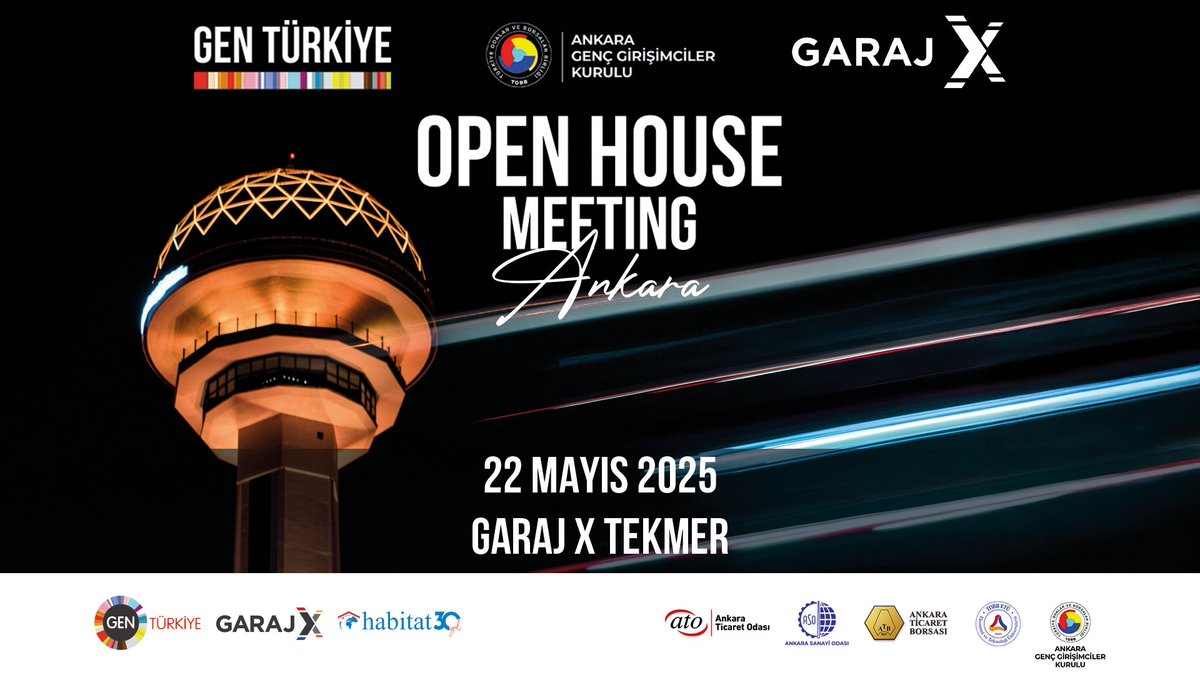 Girişimcilik Ekosistemini Ankara'da Buluşturan Etkinlik: Open House Meeting