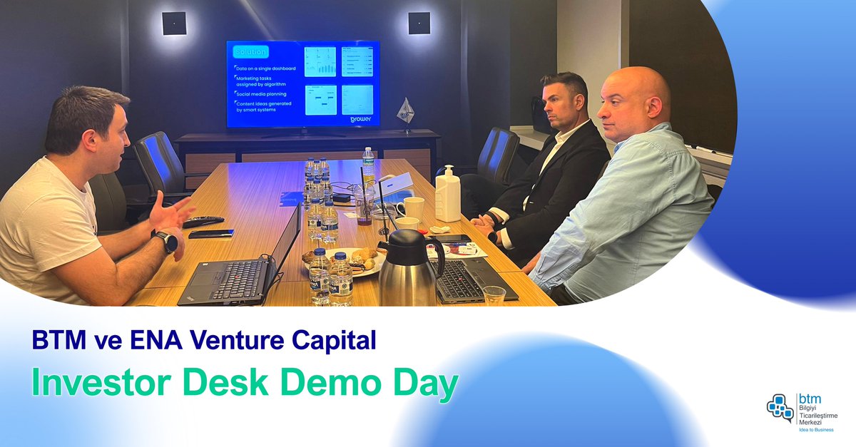 BTM Yatırım Masası, Girişimcileri ENA Venture Capital ile Buluşturdu