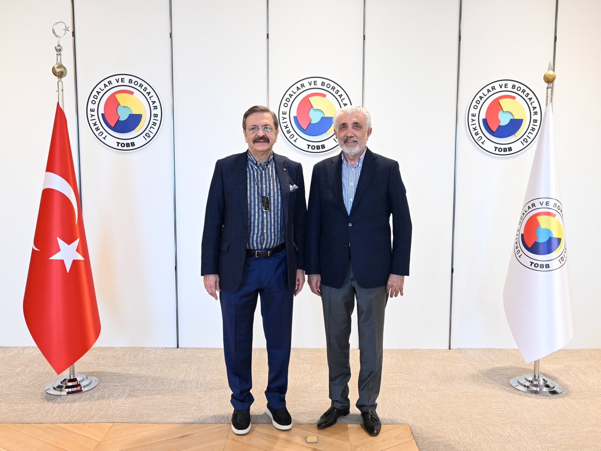 TOBB Başkanı Hisarcıklıoğlu, Kozmetik Sektörü Temsilcisiyle Bir Araya Geldi