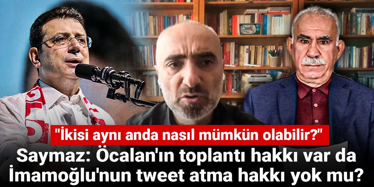 Öcalan, Video Konferansla Örgüt Toplantısına Katıldı; İmamoğlu'nun Tweet'i Dikkat Çekti