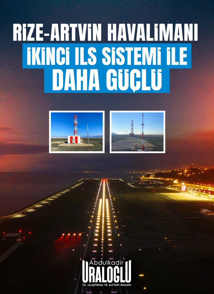 Rize Artvin Havalimanı'nda ILS Testleri Başarıyla Tamamlandı