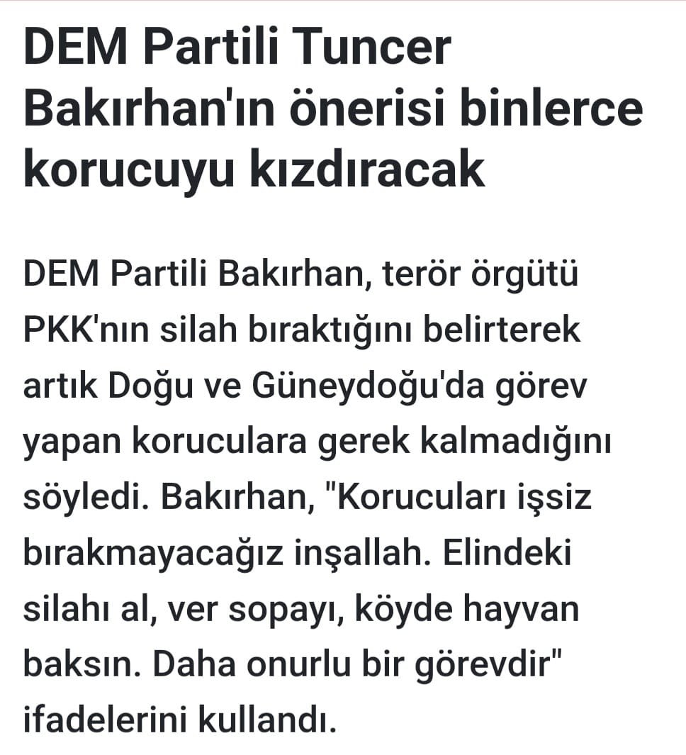 İyi Parti Genel Başkanı Dervişoğlu, Koruculara Destek Vererek Eleştirilere Yöneldi