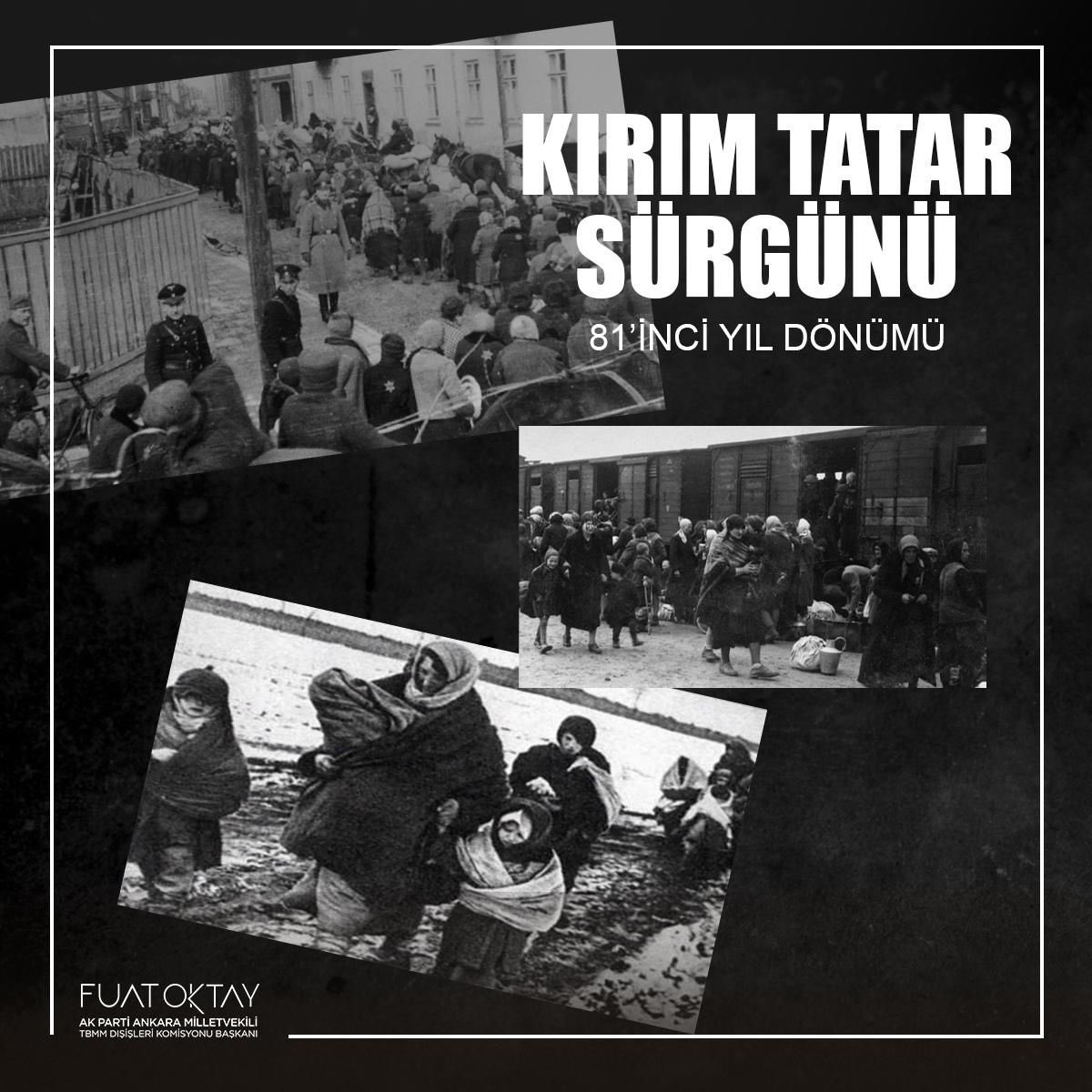 AK Parti Milletvekili Oktay'dan Kırım Tatar Sürgününe İlişkin Mesaj