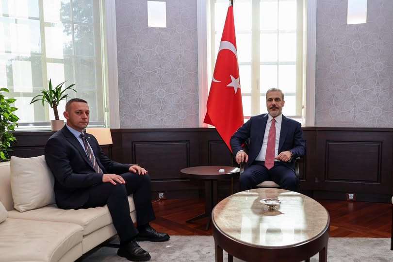 Dışişleri Bakanı Fidan, Sancak Demokratik Eylem Partisi Milletvekili Şkriyel'i Kabul Etti
