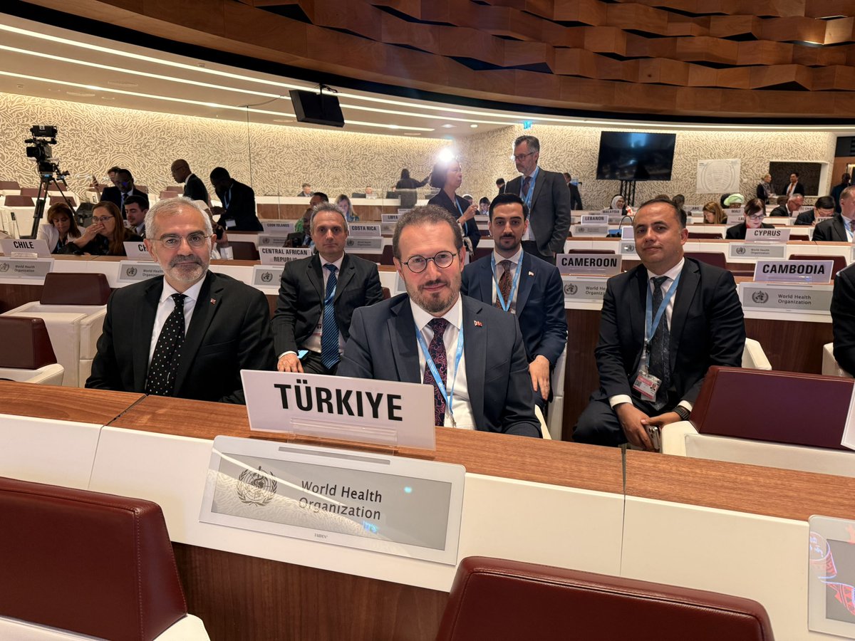 Türkiye, Dünya Sağlık Asamblesi'nde 