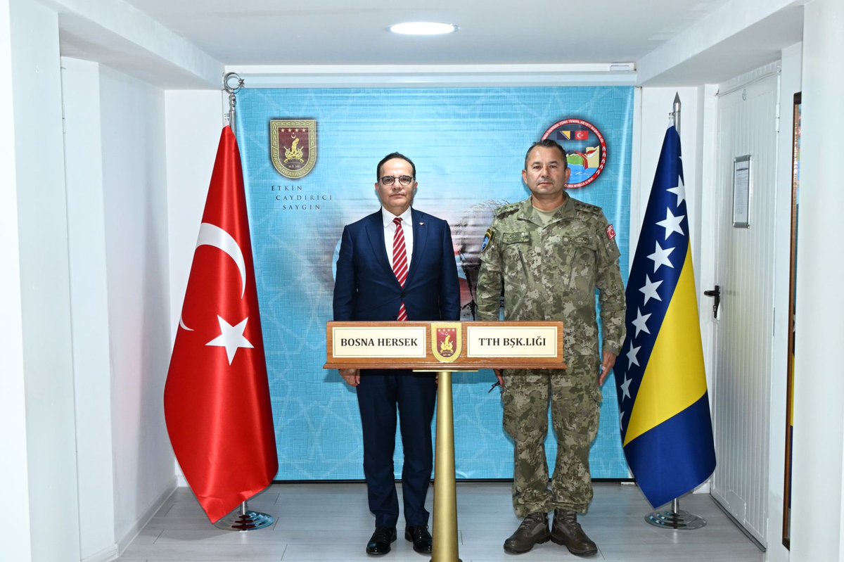 Dışişleri Bakan Yardımcısı Bozay, Bosna Hersek'teki EUFOR Türk Temsil Heyeti'ni Ziyaret Etti