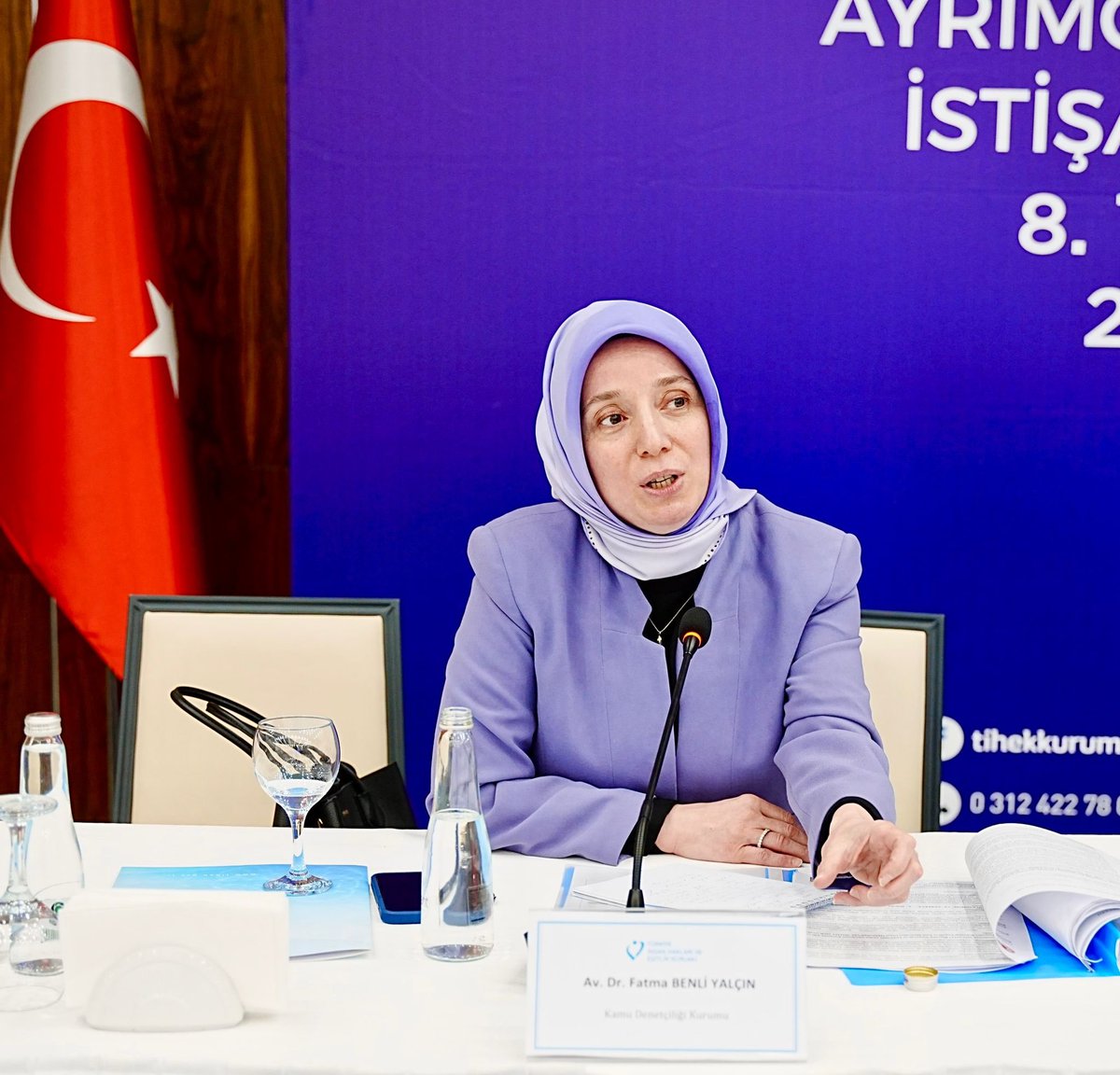 Kamu Denetçisi Yalçın, Ayrımcılıkla Mücadele İstişare Toplantısında
