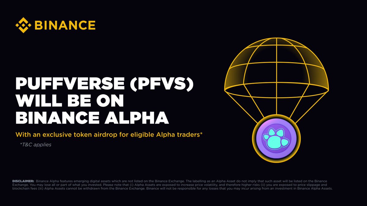 Binance Alpha, Puffverse (PFVS) Listelemesiyle Yeni Bir Platform Özelliği Sunuyor